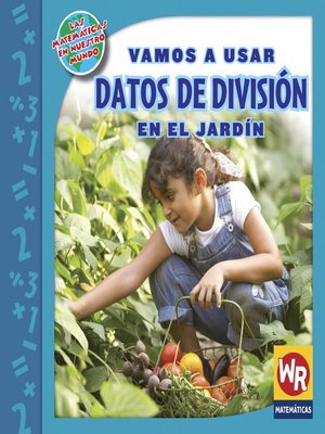 cover image of Vamos a usar DATOS DE DIVISIÓN en el jardín